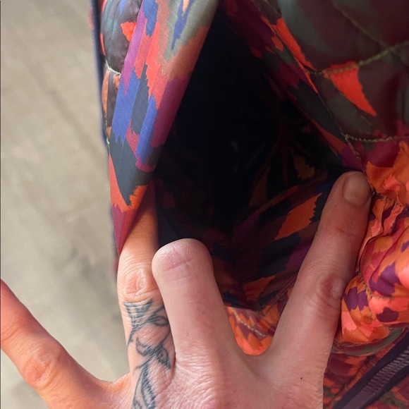 NWT FARM Rio Mixed Patchwork Reversible Puffer Coat Size XSmall - Picture 12 of 12